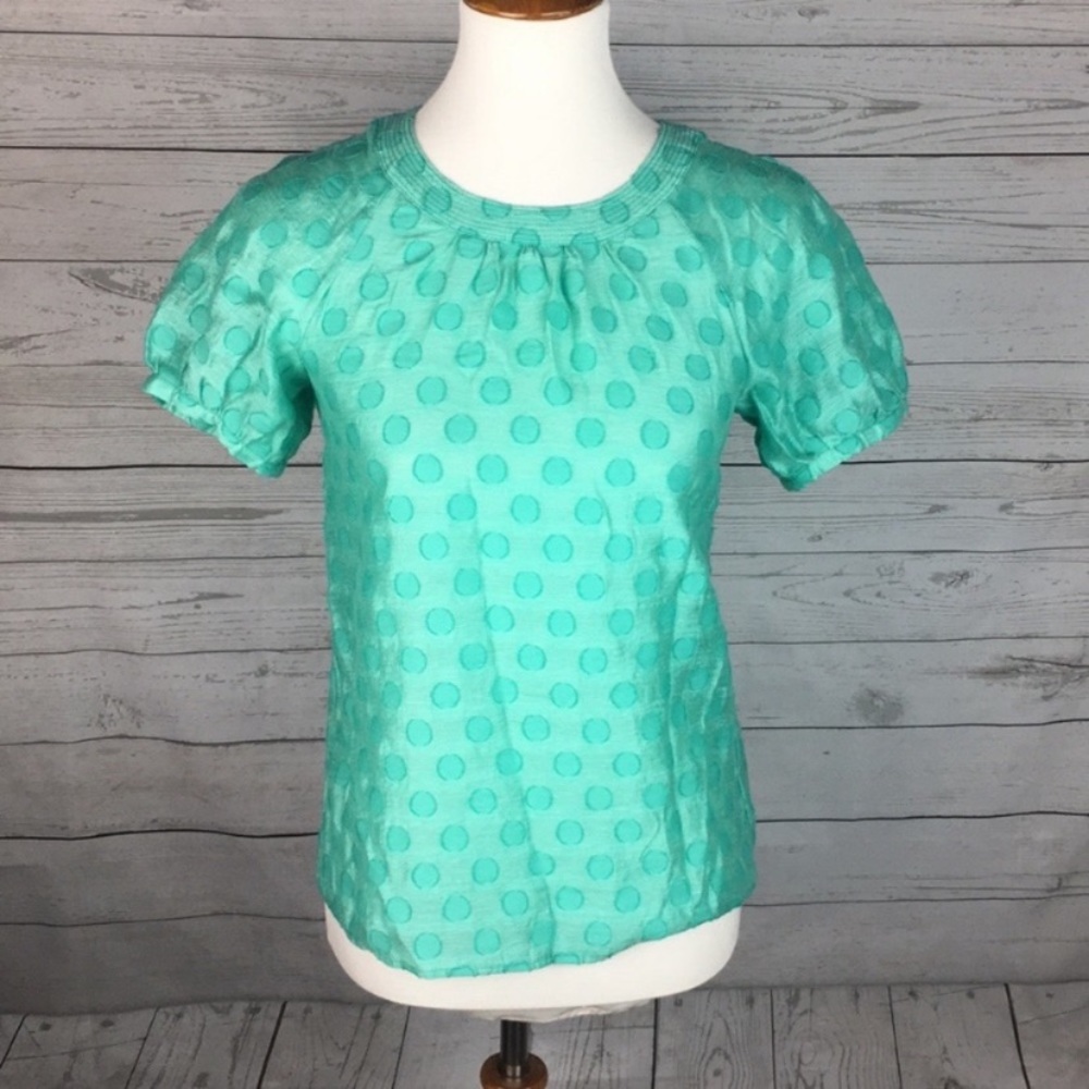 J.Crew Factory Polka Dot Blouse